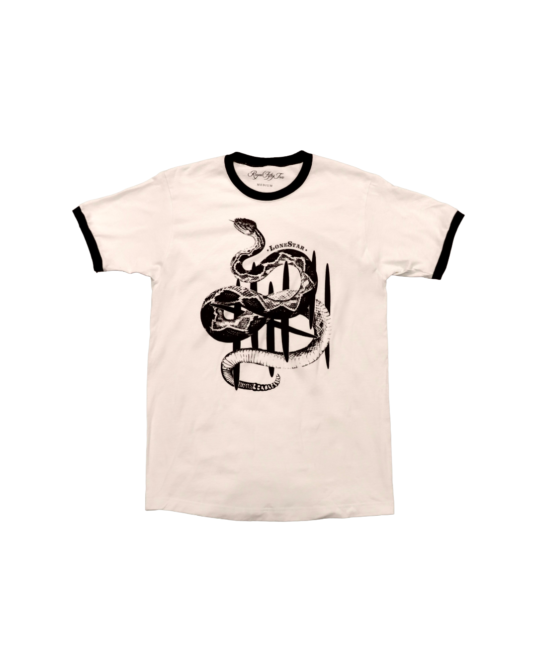 "Strike First" Ringer Tee