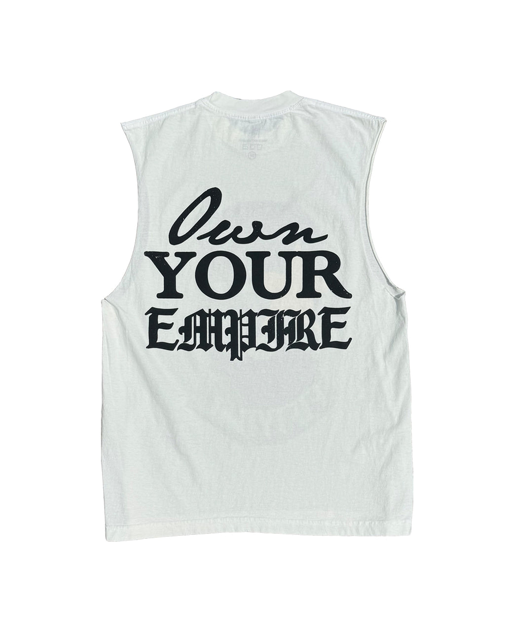 "Bandit" Cutoff Tee (Gold/Off-White)