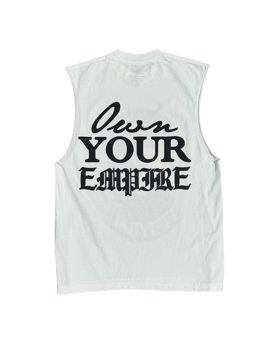 "Bandit" Cutoff Tee (Gold/Off-White)