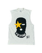 "Bandit" Cutoff Tee (Gold/Off-White)