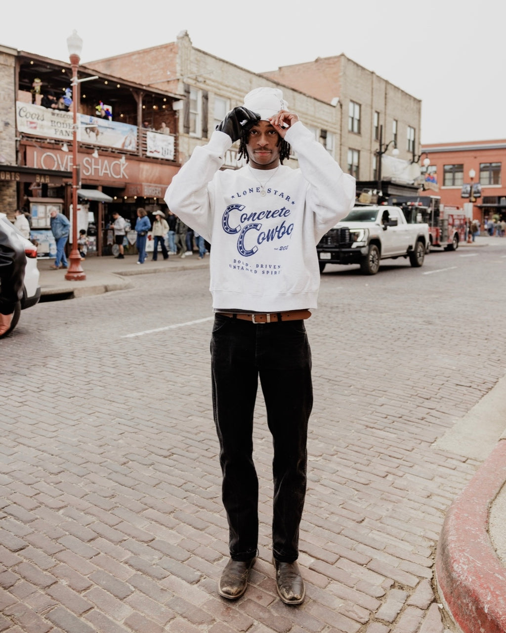 "Concrete Cowboy" Crewneck