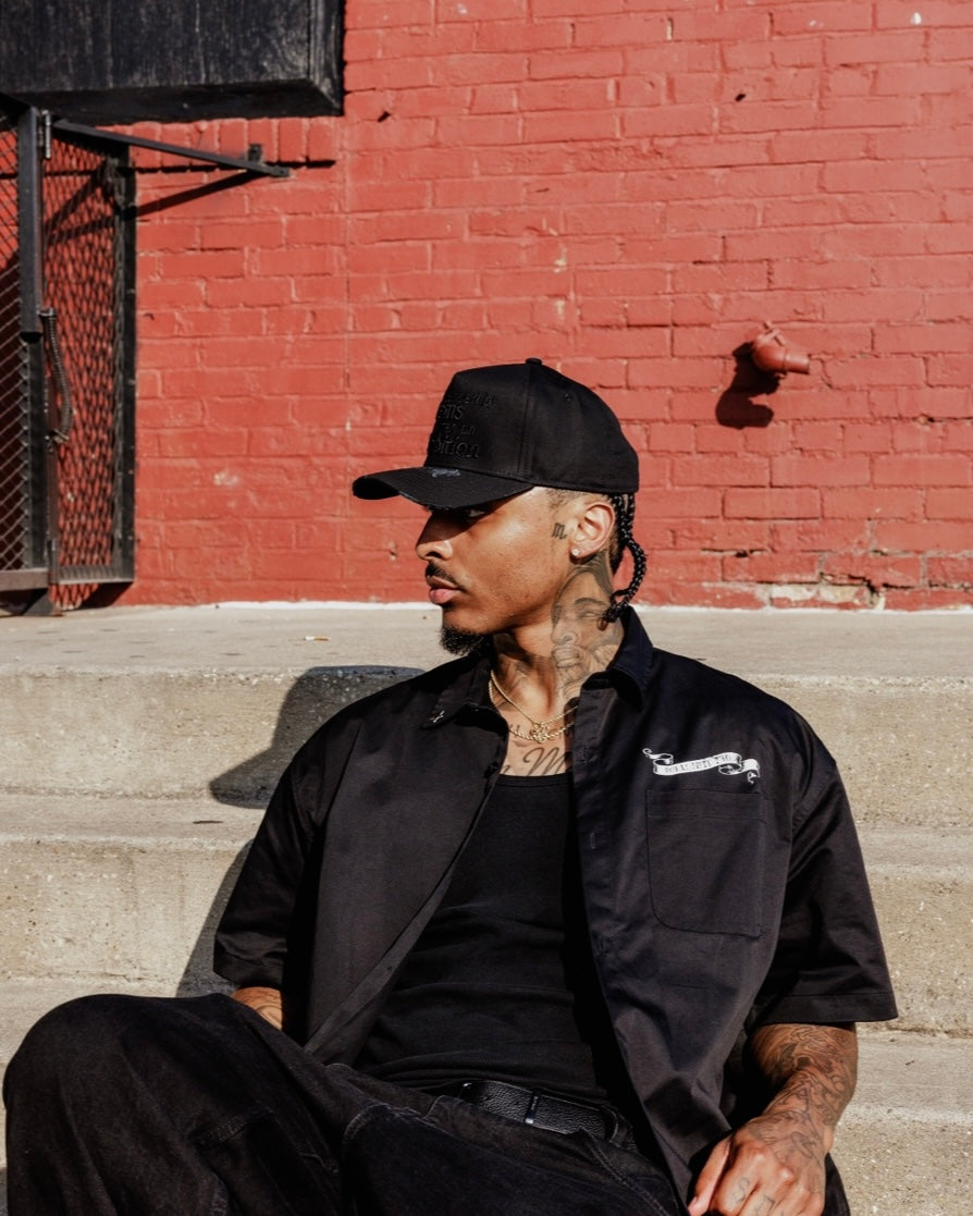 “Ambition” Trucker Hat (Black/Black)