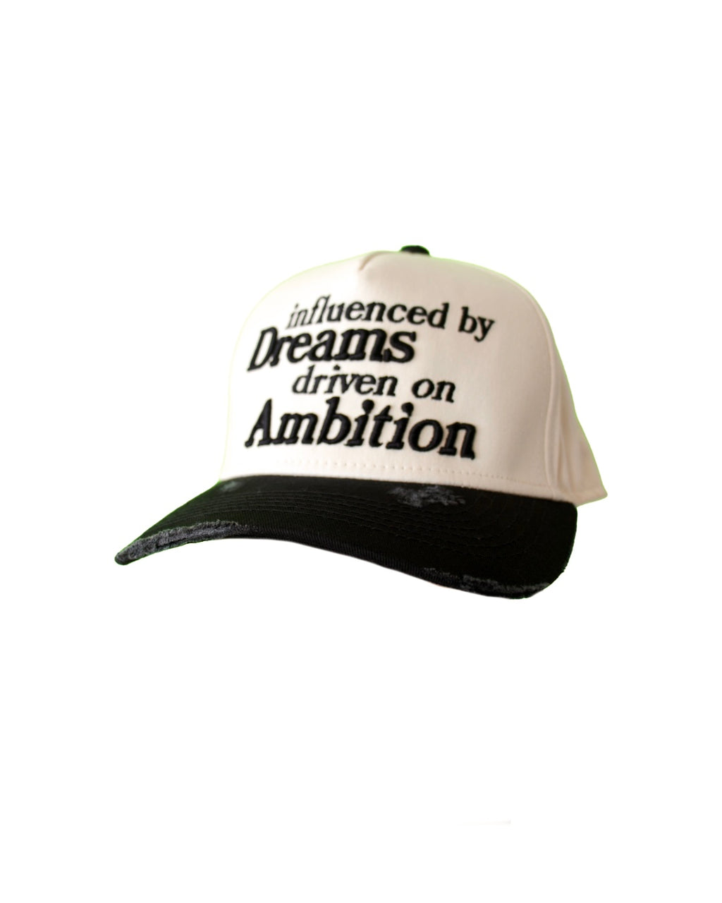 “Ambition” Trucker Hat (Cream/Black)
