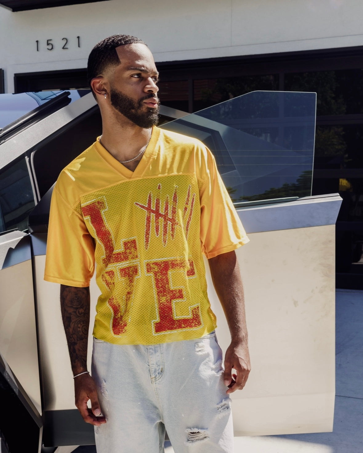LOVE Football Jersey - Sunrise