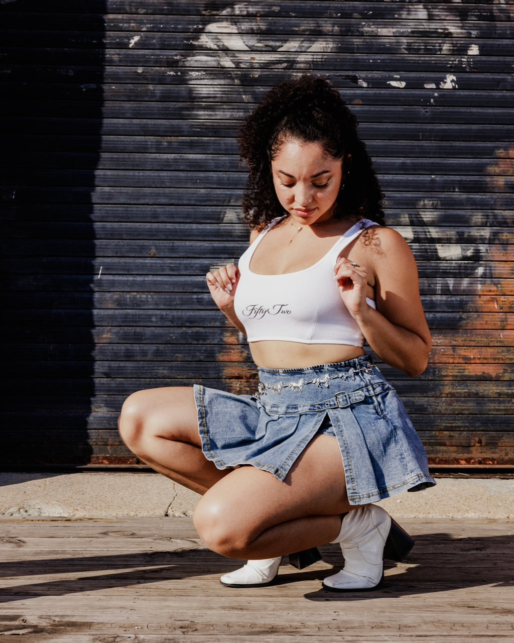 Women’s Script Rib Tank