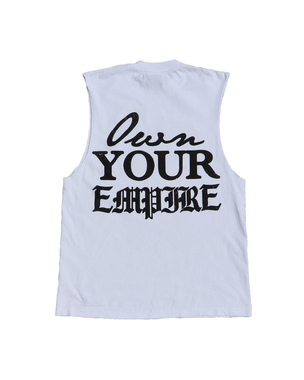 "Bandit" Cutoff Tee (Pink/True White)